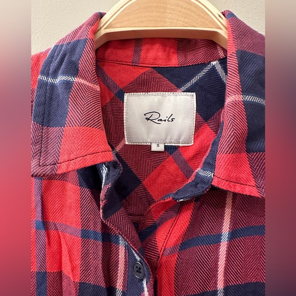 Rails Women’s Jordyn Tank Dress in Cranberry & Navy & White in Size Small - Picture 3 of 9